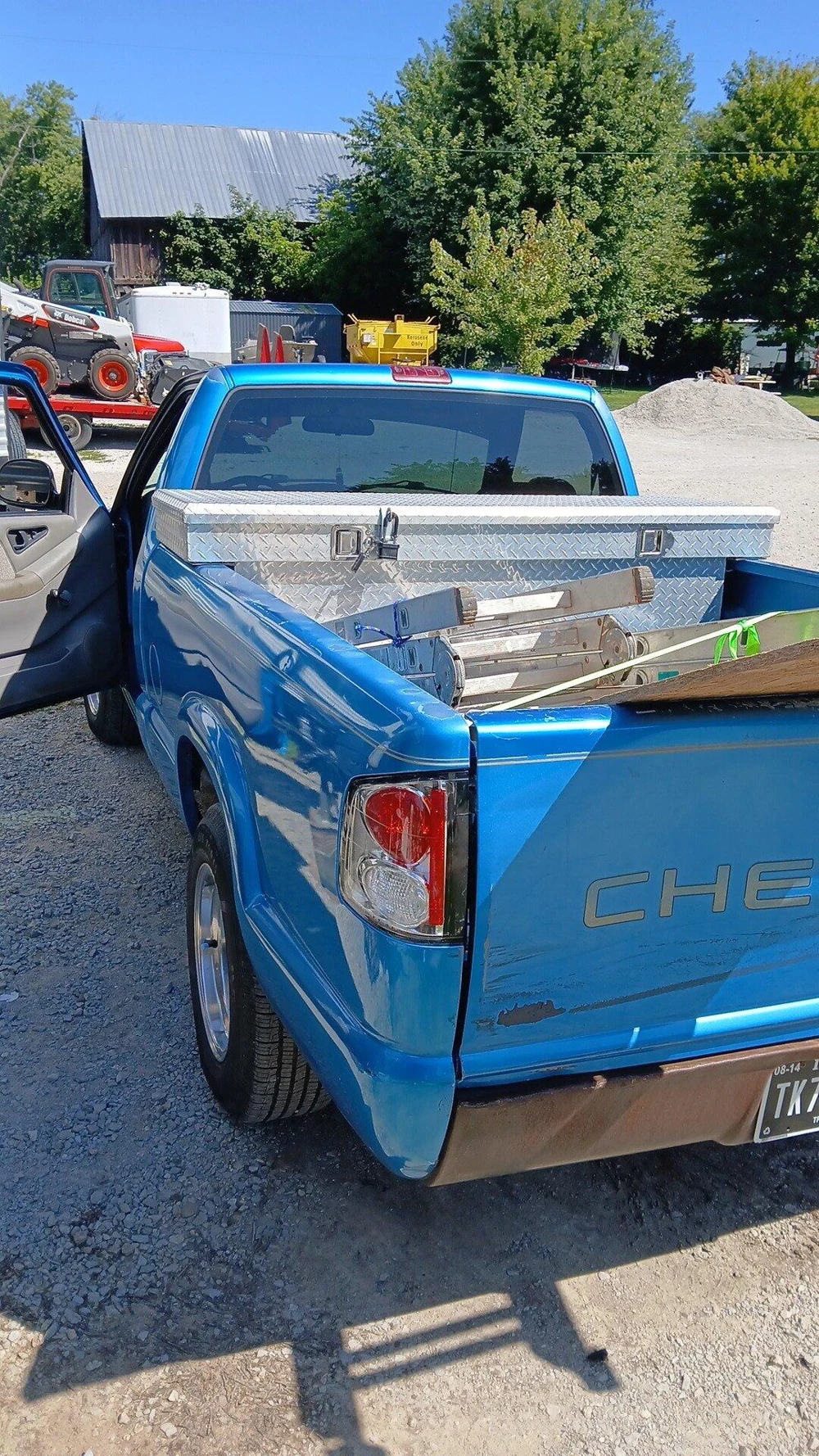 Work truck and tools shared on Tommy’s business page